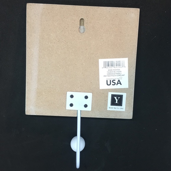 Wooden Conch Shell Print Wall Hook 9.5" x 6" - Picture 3 of 3